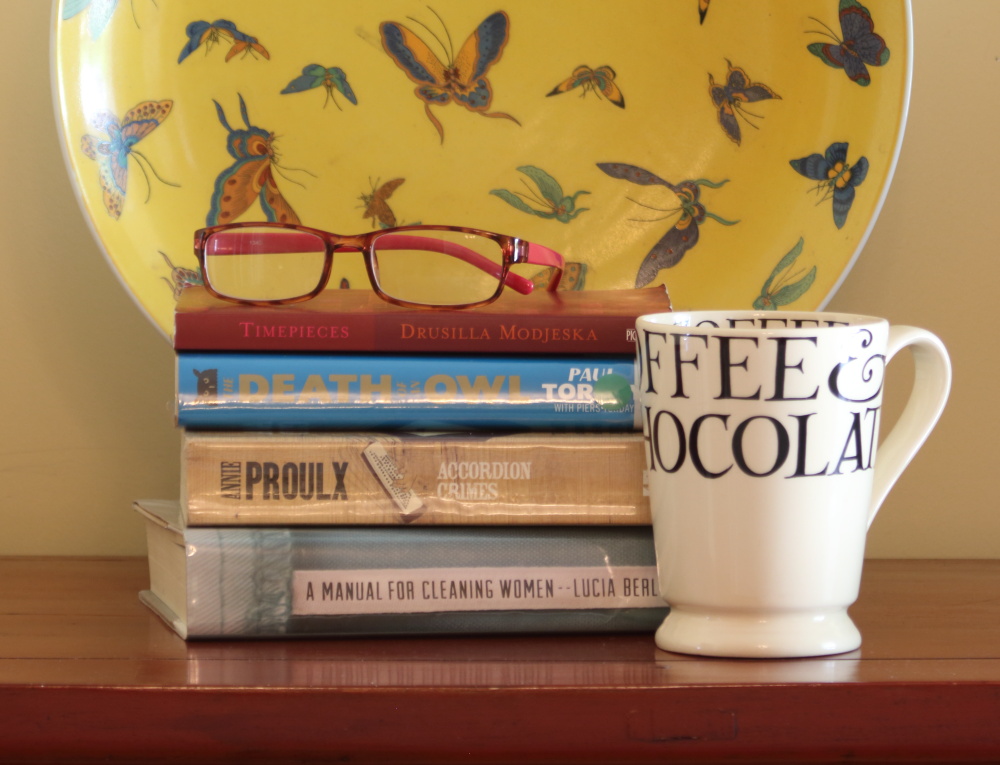 Books and Mug