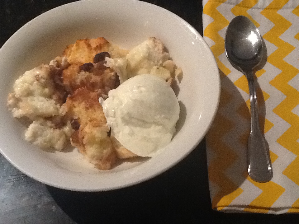 Bread and butter pudding